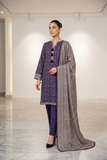 Original Stitched Binsaeed 3PC Printed Lawn Article 9