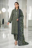 Original Stitched Binsaeed 3PC Printed Lawn Article 29