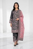 Original Stitched Binsaeed 3PC Printed Lawn Article 39