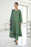 Original Stitched Binsaeed 3PC Printed Lawn Frock Article 3