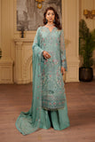 Luxury Embroidered Chiffon Unstitched 3PC Suit By Maryams