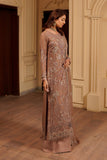 Luxury Embroidered Chiffon Unstitched 3PC Suit By Maryams