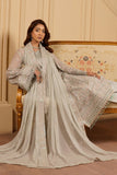 Luxury Embroidered Chiffon Unstitched 3PC Suit By Maryams