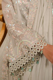 Luxury Embroidered Chiffon Unstitched 3PC Suit By Maryams