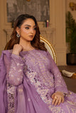 Luxury Embroidered Chiffon Unstitched 3PC Suit By Maryams