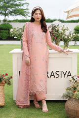 Premium Embroidered Sahar 3PC Unstitched Lawn By Rang Rasiya