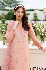 Premium Embroidered Sahar 3PC Unstitched Lawn By Rang Rasiya