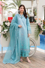 Premium Embroidered Tara 3PC Unstitched Lawn By Rang Rasiya