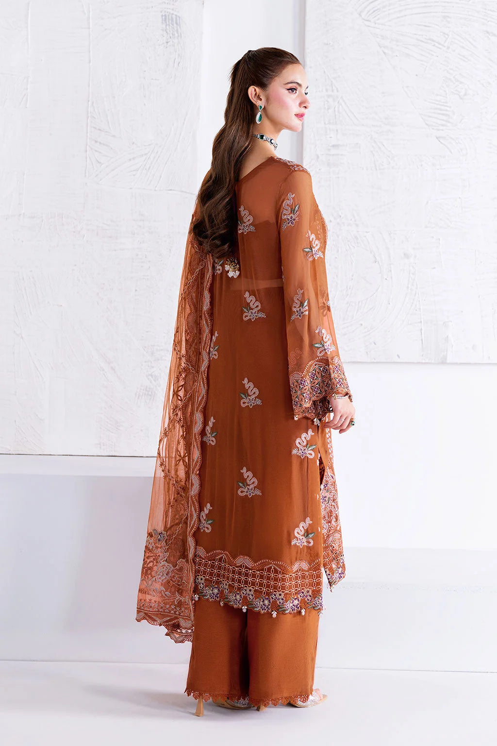 Luxury Embroidered Ramsha Arzoo 3PC Unstitched Lawn U-208