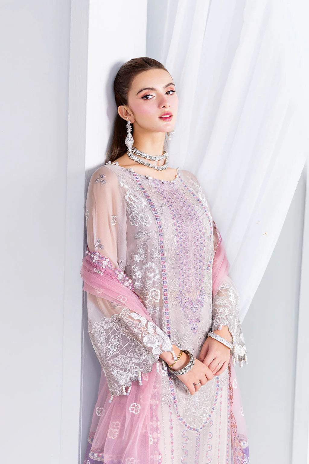 Luxury Embroidered Ramsha Arzoo 3PC Unstitched Lawn U-209