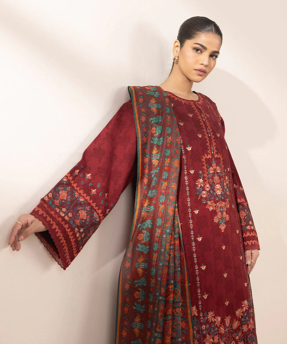Sapphire Embroidered 3PC | U3PE-SG25V1-16