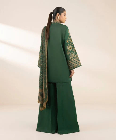 Sapphire Embroidered 3PC | U3PESG25V121
