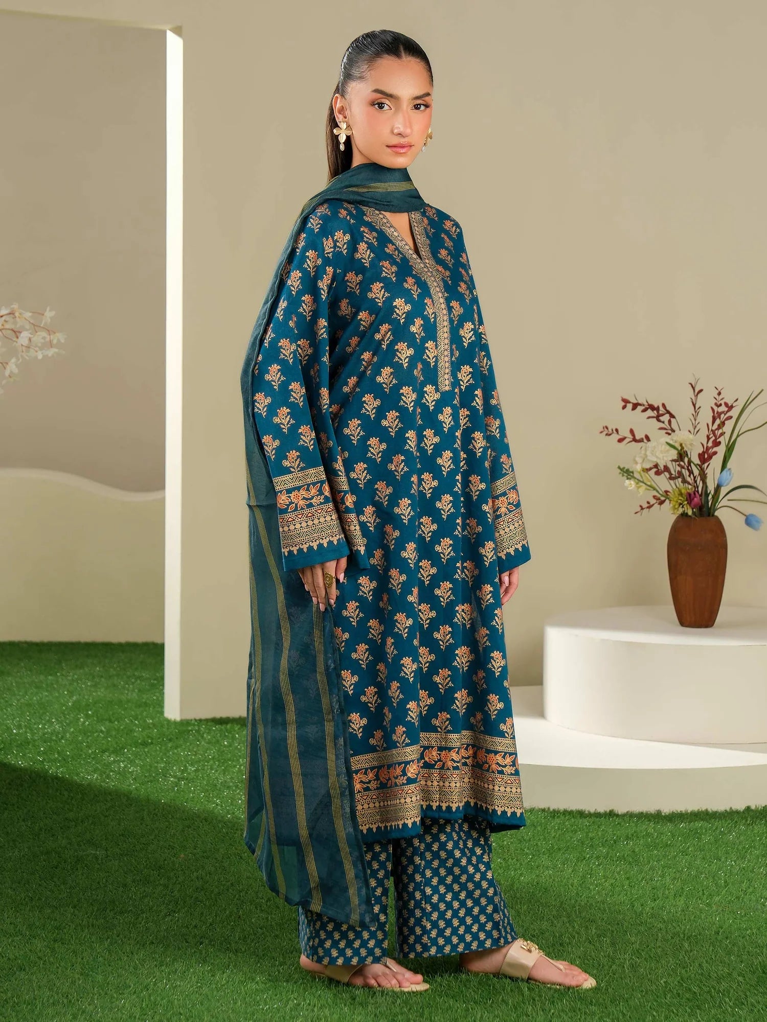 Limelight Unstitched 3PC Suit - U4331SU-3PC-256