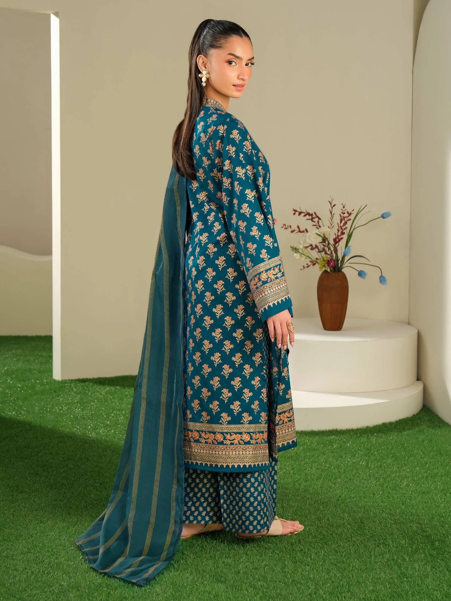 Limelight Unstitched 3PC Suit - U4331SU-3PC-256