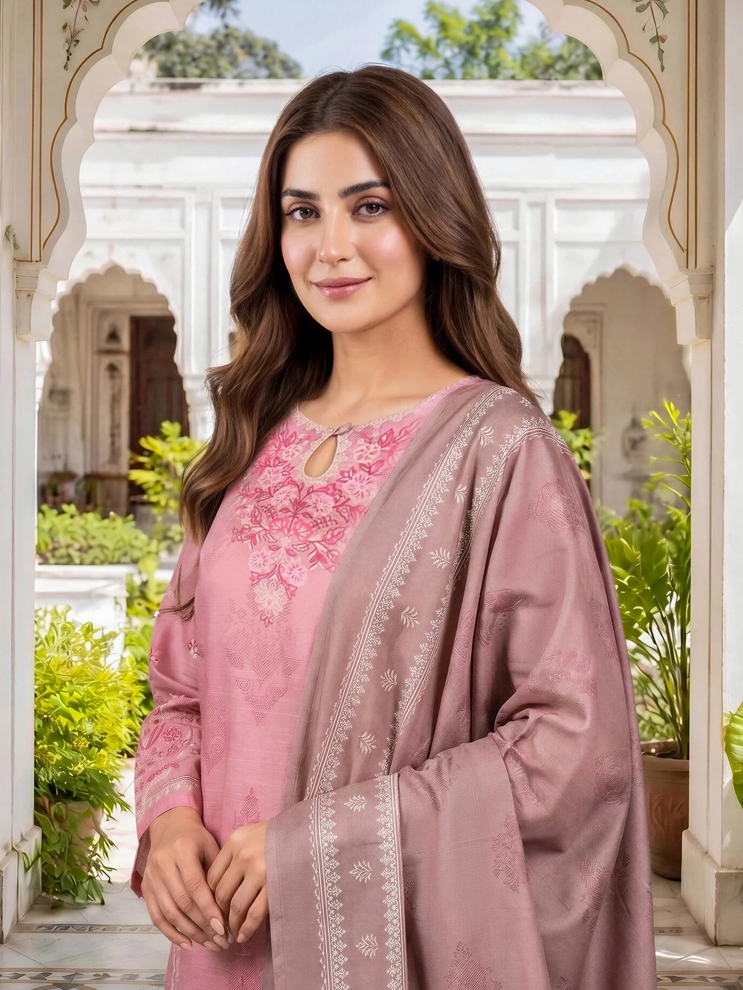 Limelight Unstitched 3PC Khaddar (U4413SU-3PC-489)