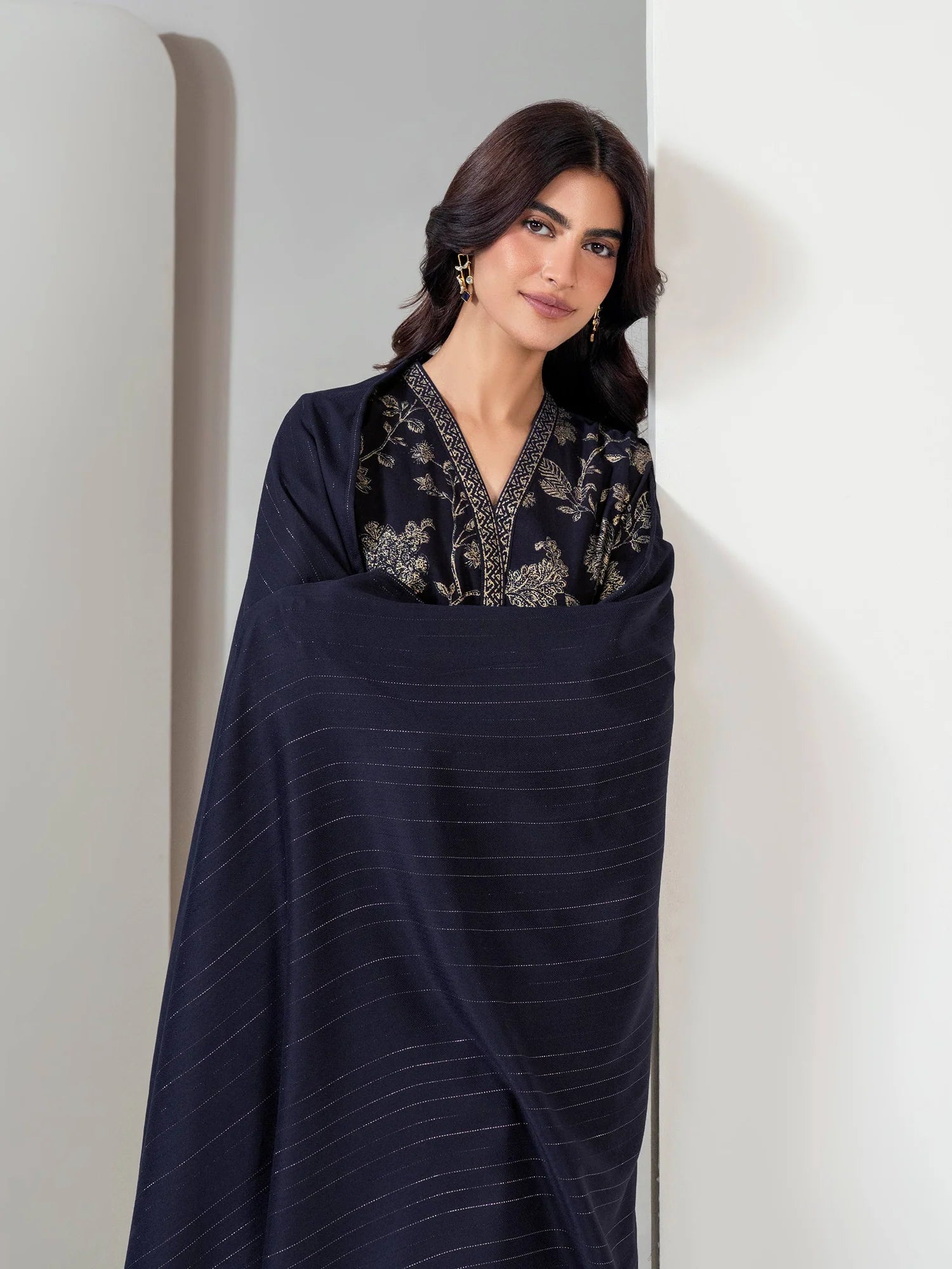 Limelight Unstitched 3PC Slub Khaddar Paste (U4595SU-3PC-143)