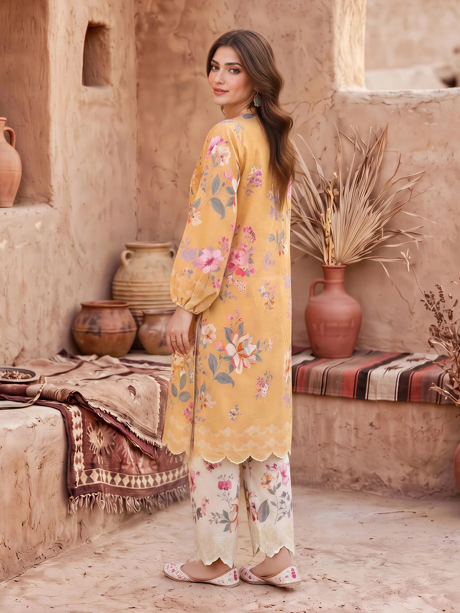Limelight Unstitched 2PC Khadddar Shirt Trouser  (U4705ST-2PC-374)