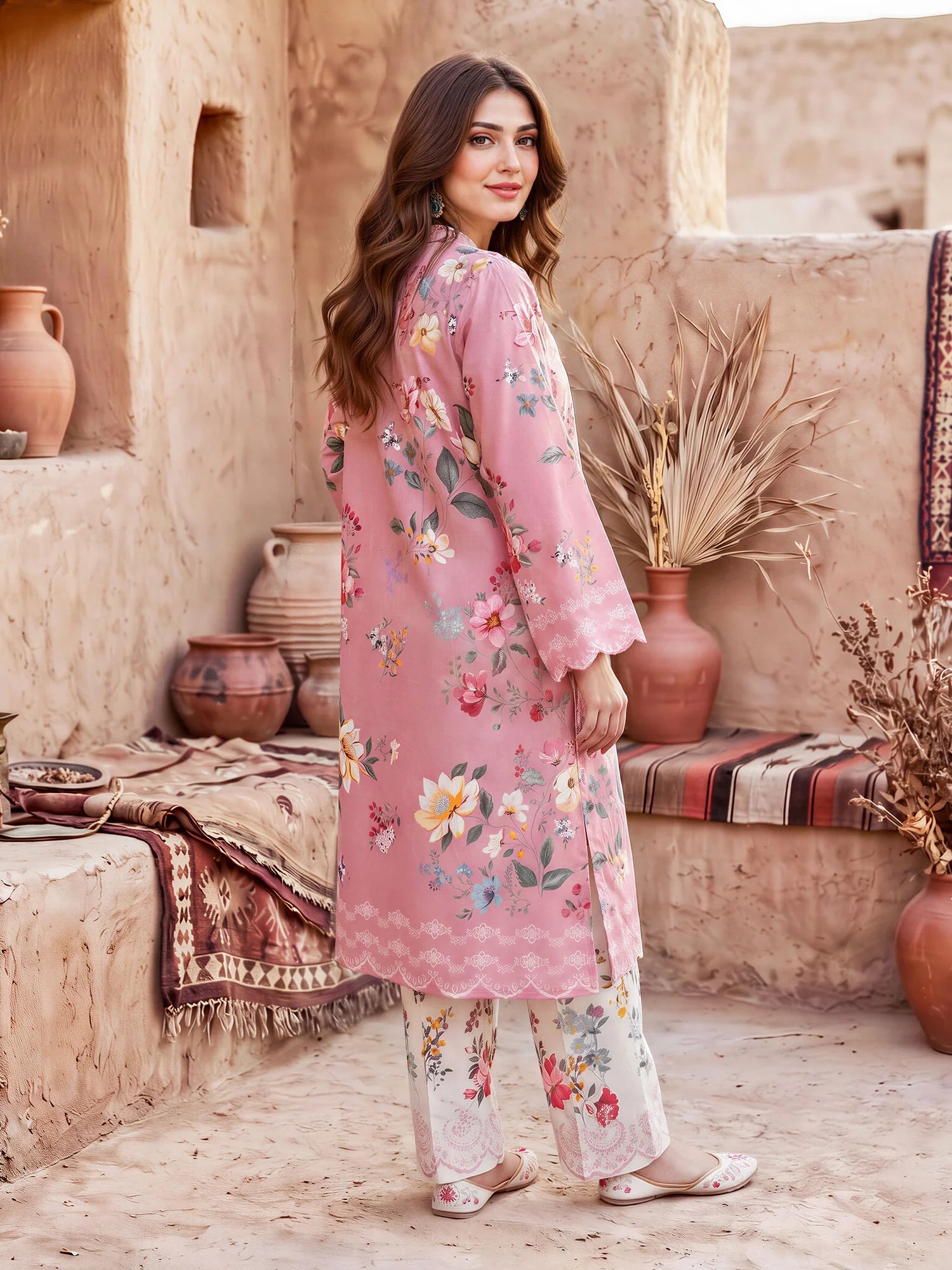 Limelight Unstitched 2PC Khadddar Shirt Trouser  (U4705ST-2PC-489)