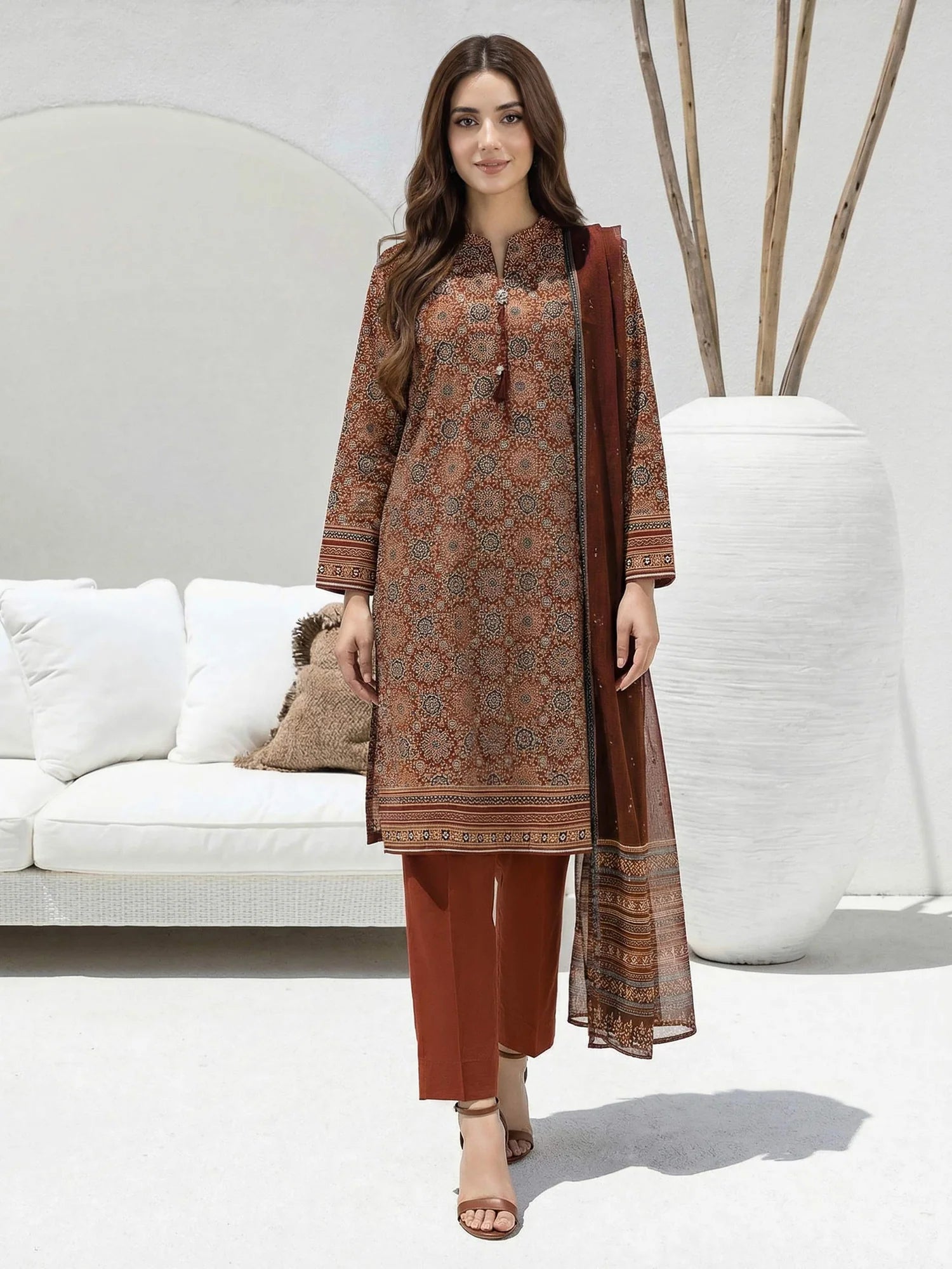 Limelight Unstitched 3PC Suit - U4719SU-3PC-582