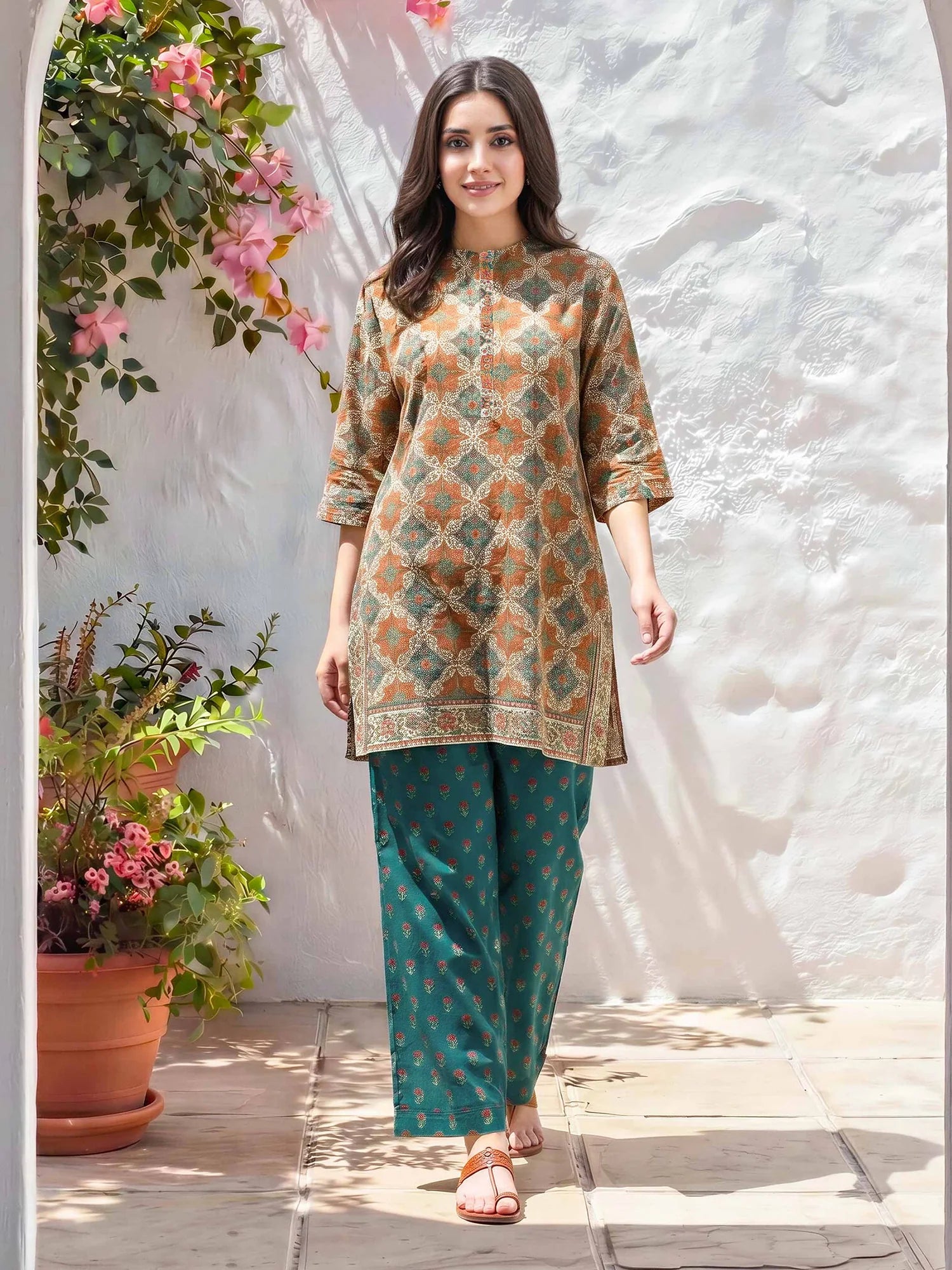 Limelight Unstitched 2PC Lawn Suit - U4725ST-2PC-002