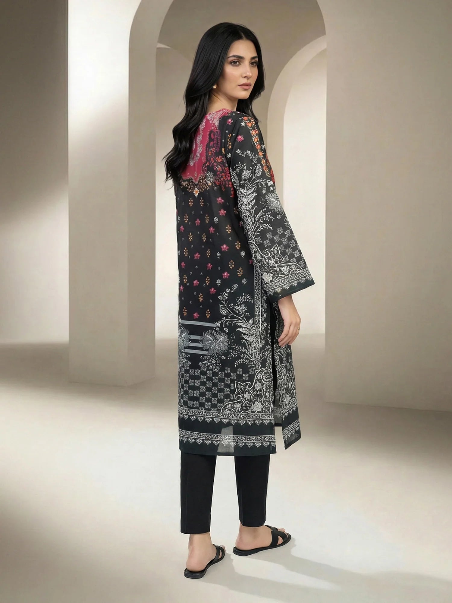 Limelight Unstitched 1 PC Lawn Shirt  -U4730SH-SSH-034