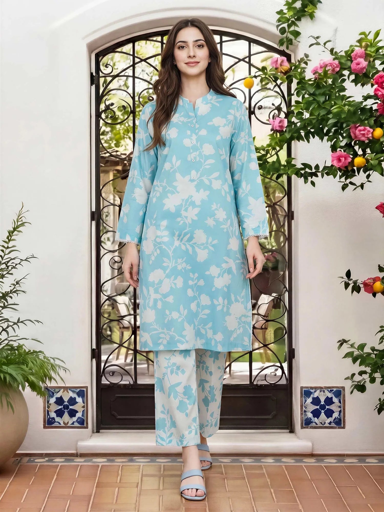 Limelight Unstitched 2PC Lawn Suit - U4780ST-2PC-199