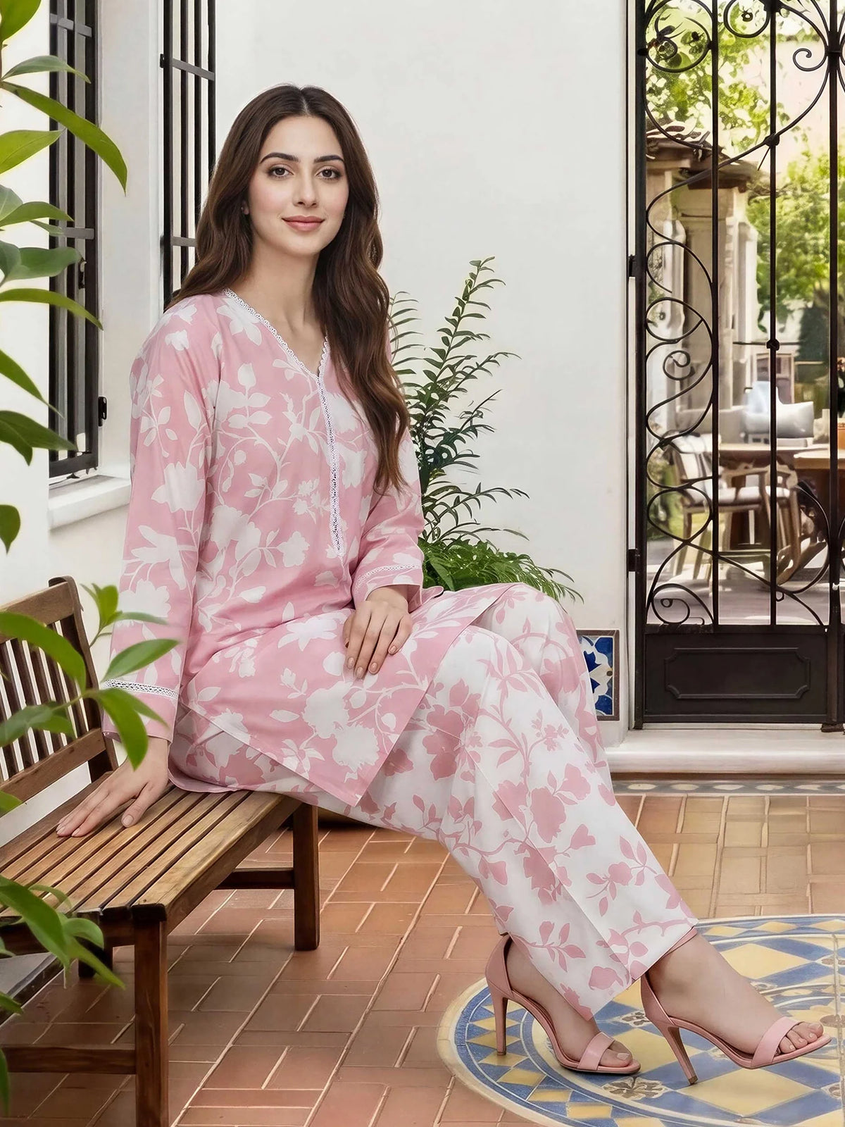 Limelight Unstitched 2PC Lawn Suit - U4780ST-2PC-489