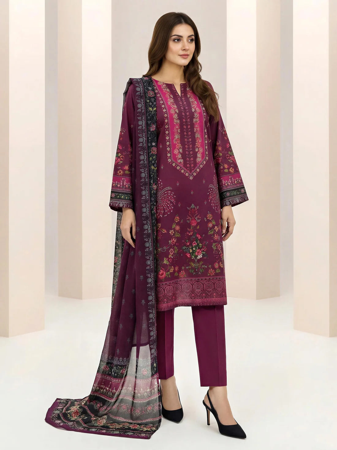 Limelight Unstitched 3PC Suit -U4797SU-3PC-489