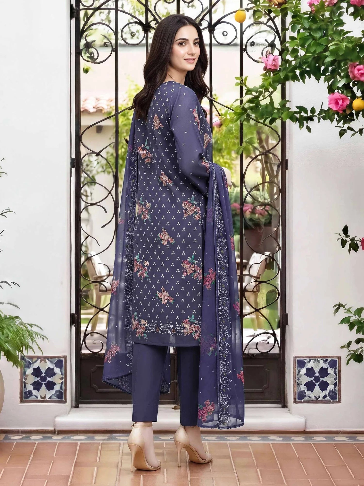 Limelight Unstitched 3PC Suit - U4838SU-3PC-143