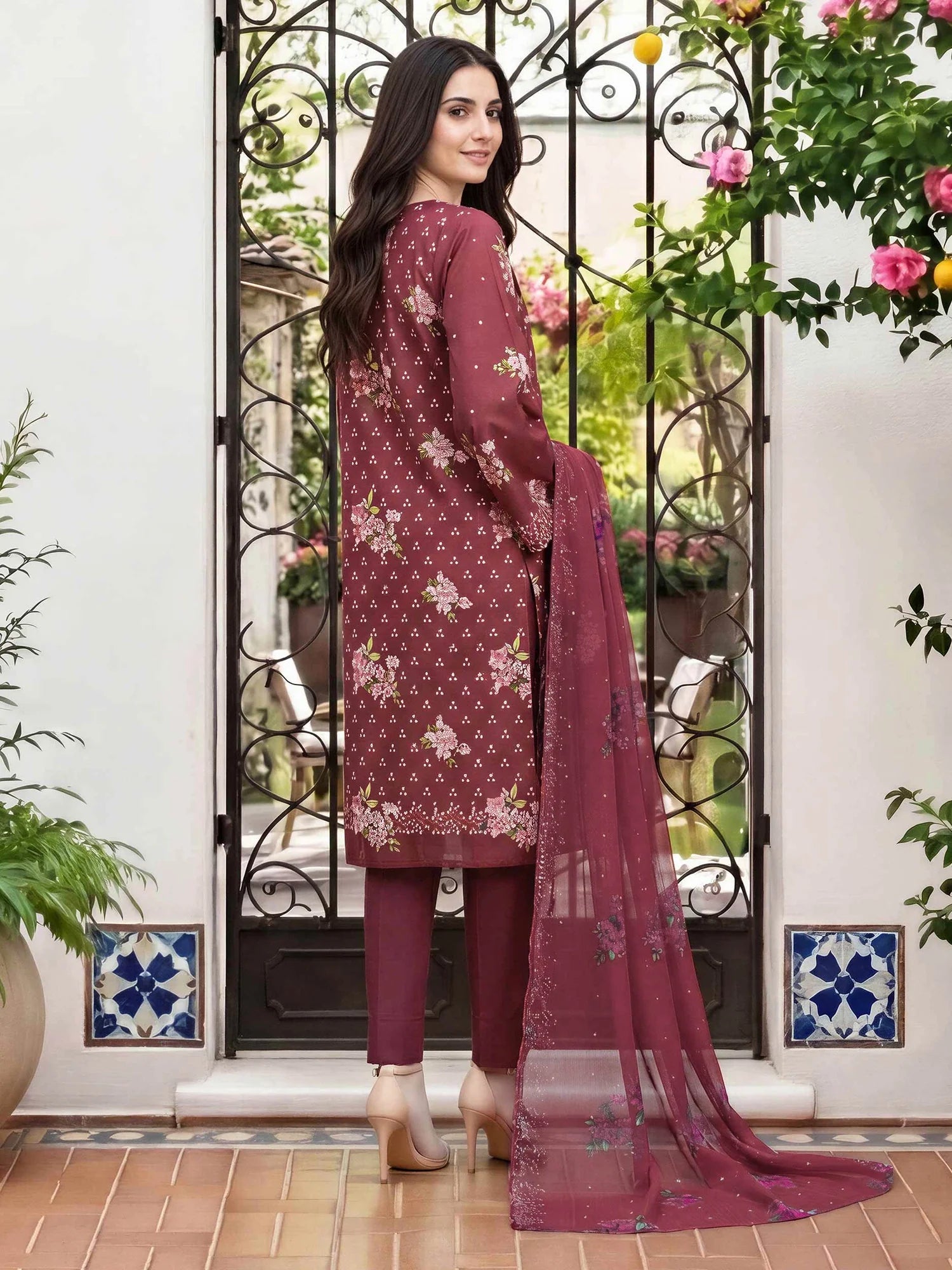 Limelight Unstitched 3PC Suit - U4838SU-3PC-565