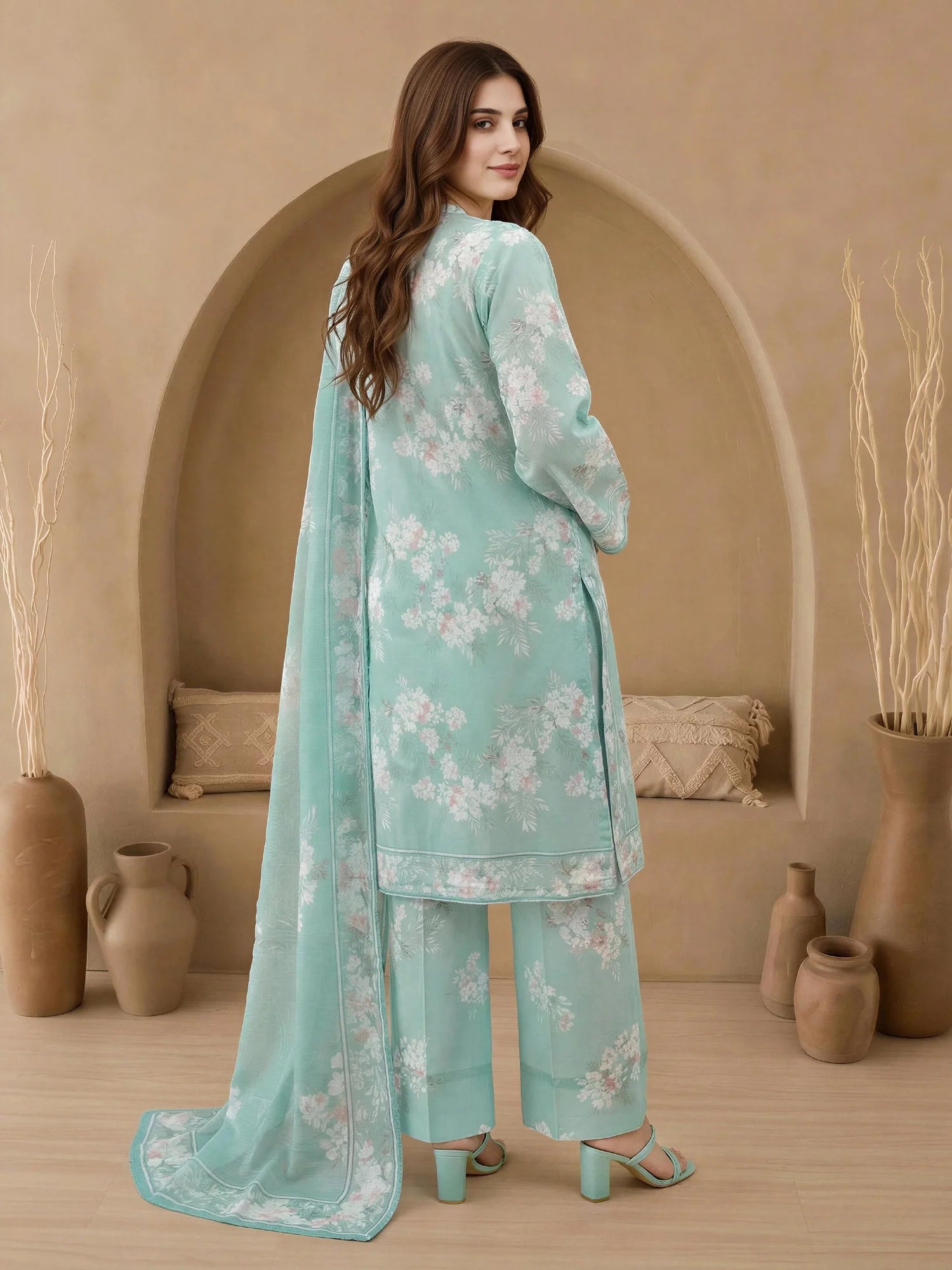Limelight Unstitched 3PC Suit - U4860SU-3PC-227
