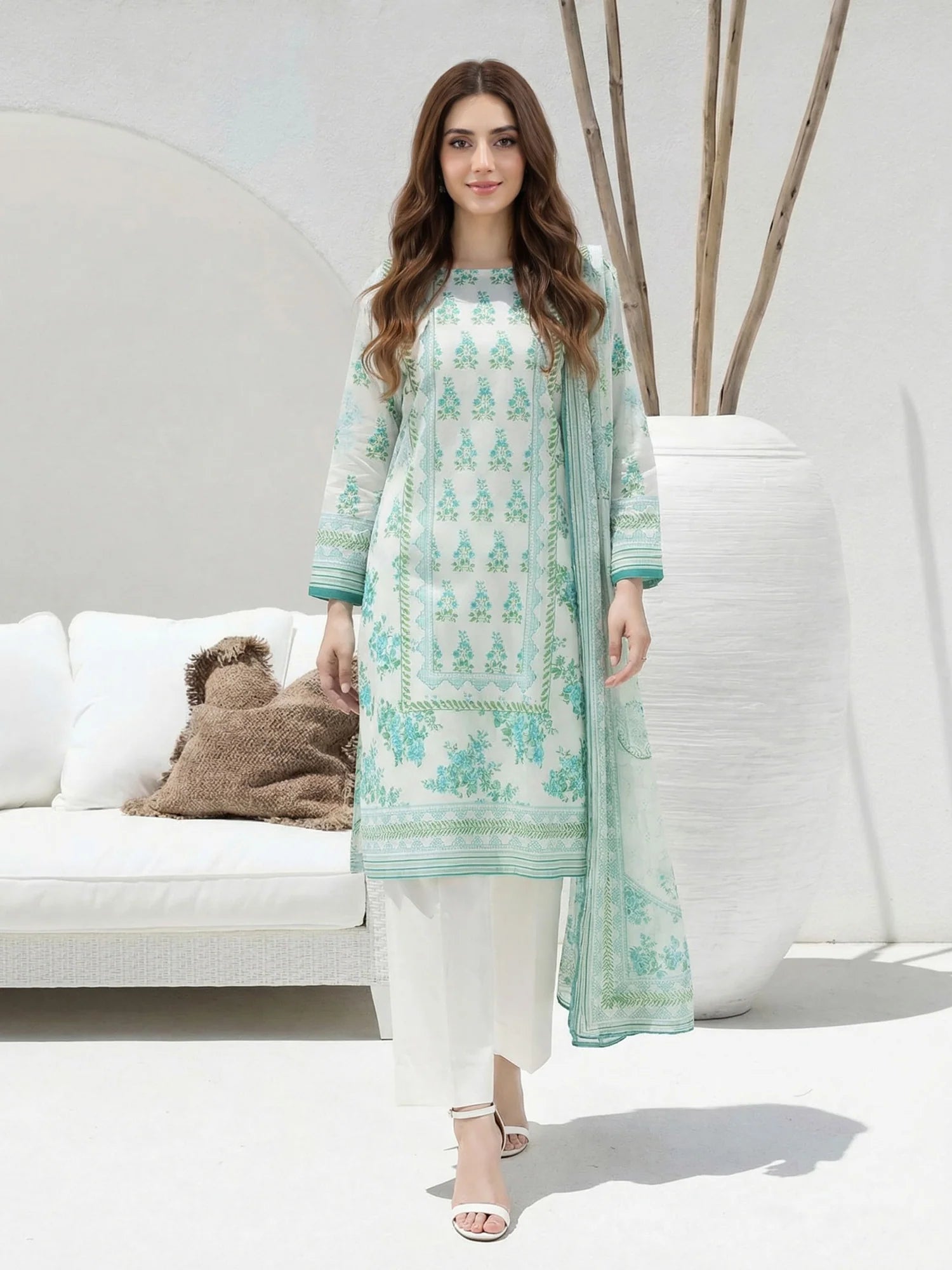 Limelight Unstitched 3PC Suit - U4865SU-3PC-002