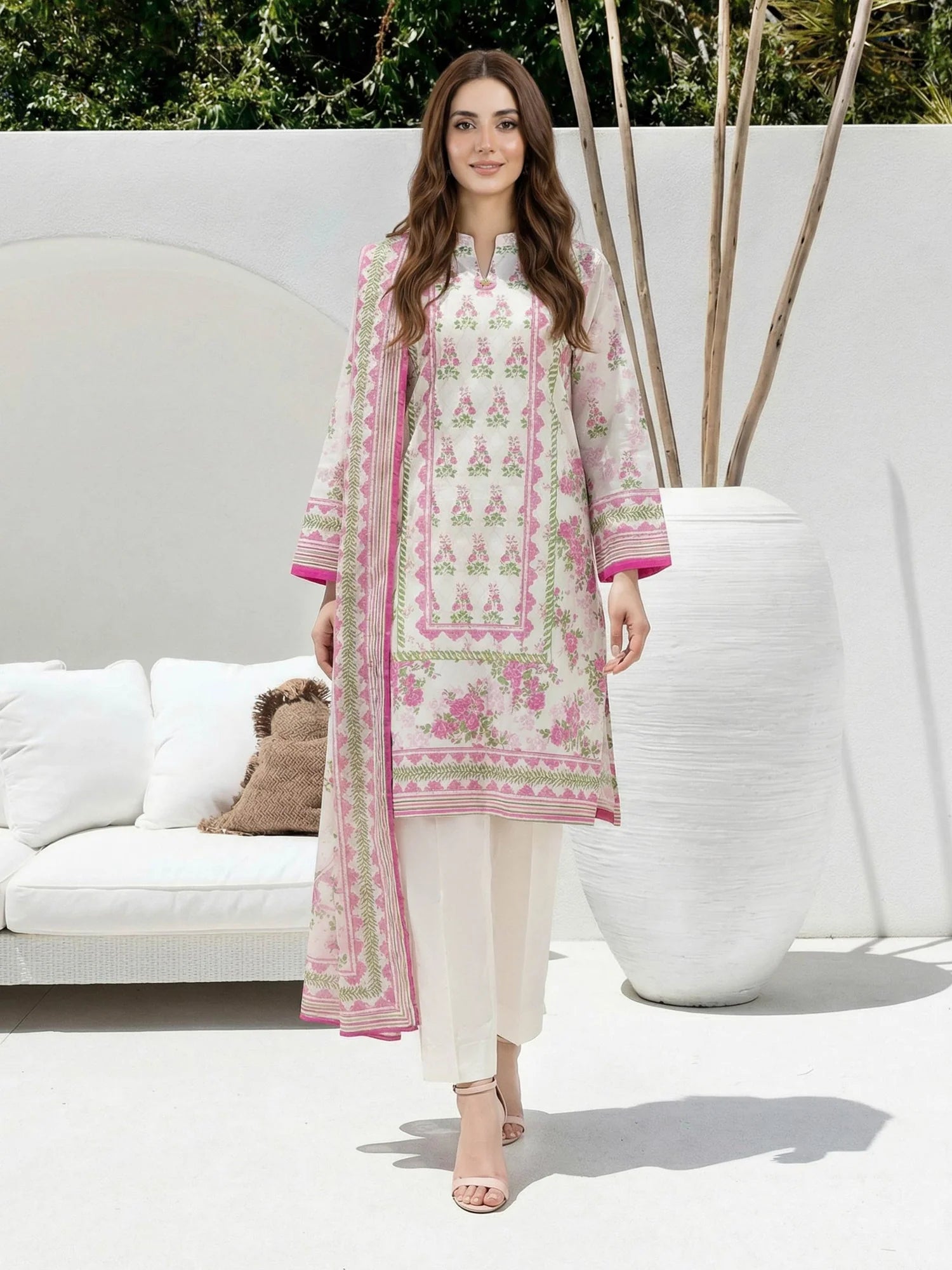 Limelight Unstitched 3PC Suit - U4865SU-3PC-489