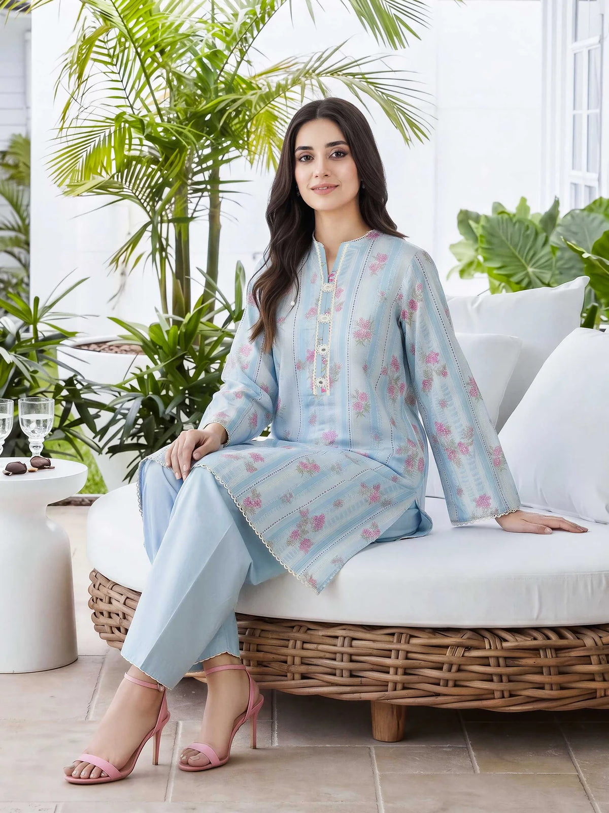 Limelight Unstitched 2PC Lawn Suit - U4899ST-2PC-143
