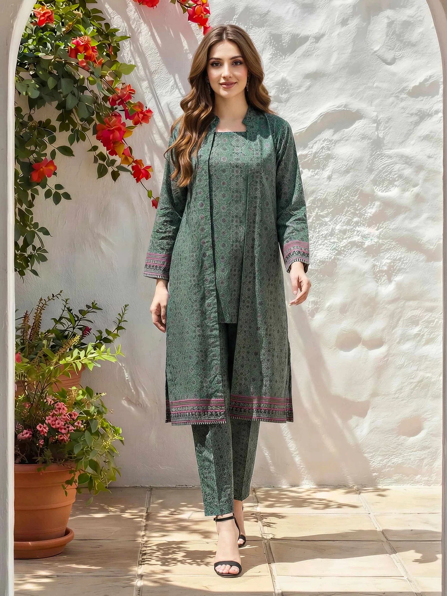 Limelight Unstitched 1 PC Lawn Shirt  -U4955SH-SSH-227