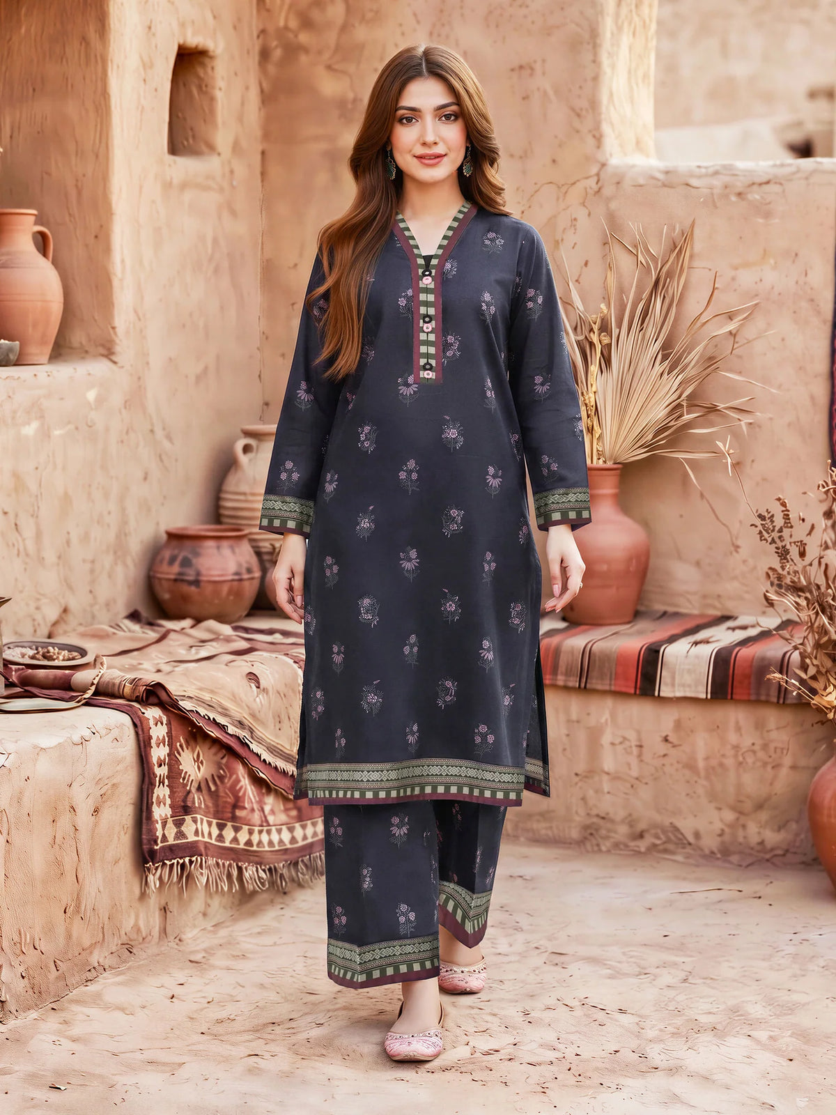 Limelight Unstitched 1 PC Khadddar Shirt  (U5451SH-SSH-143)