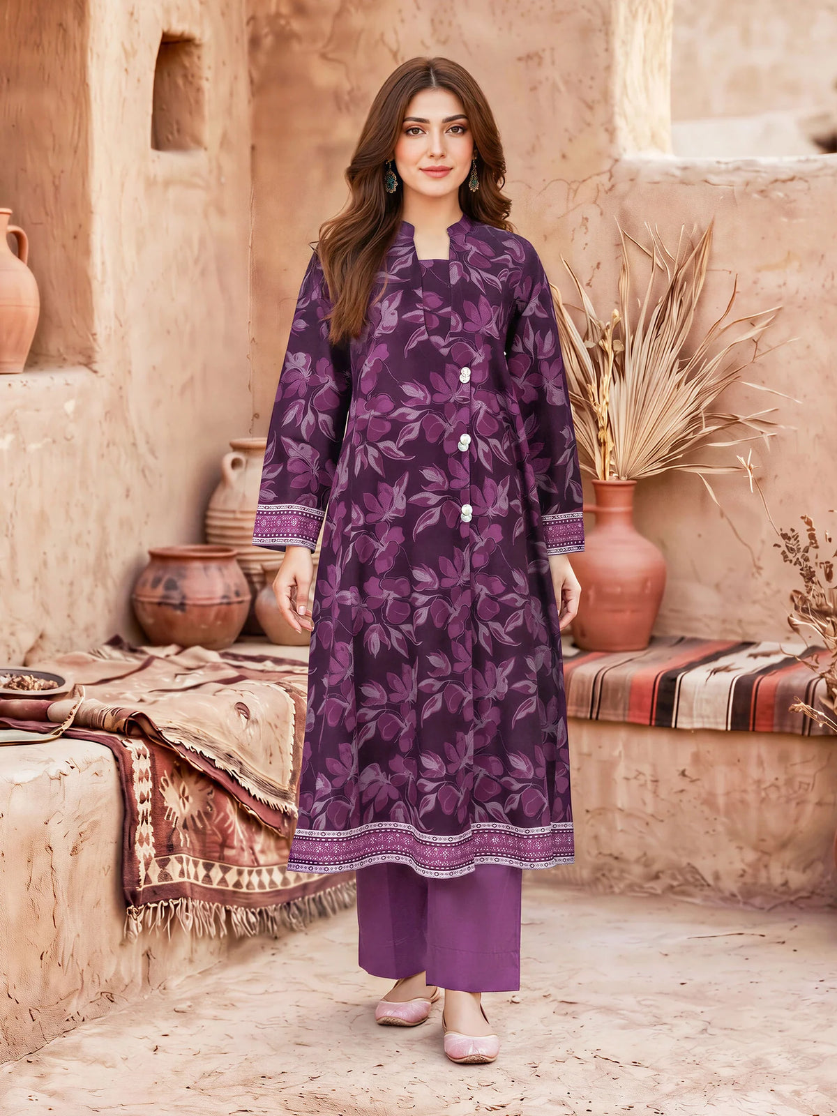 Limelight Unstitched 1 PC Khadddar Shirt  (U5453SH-SSH-610)