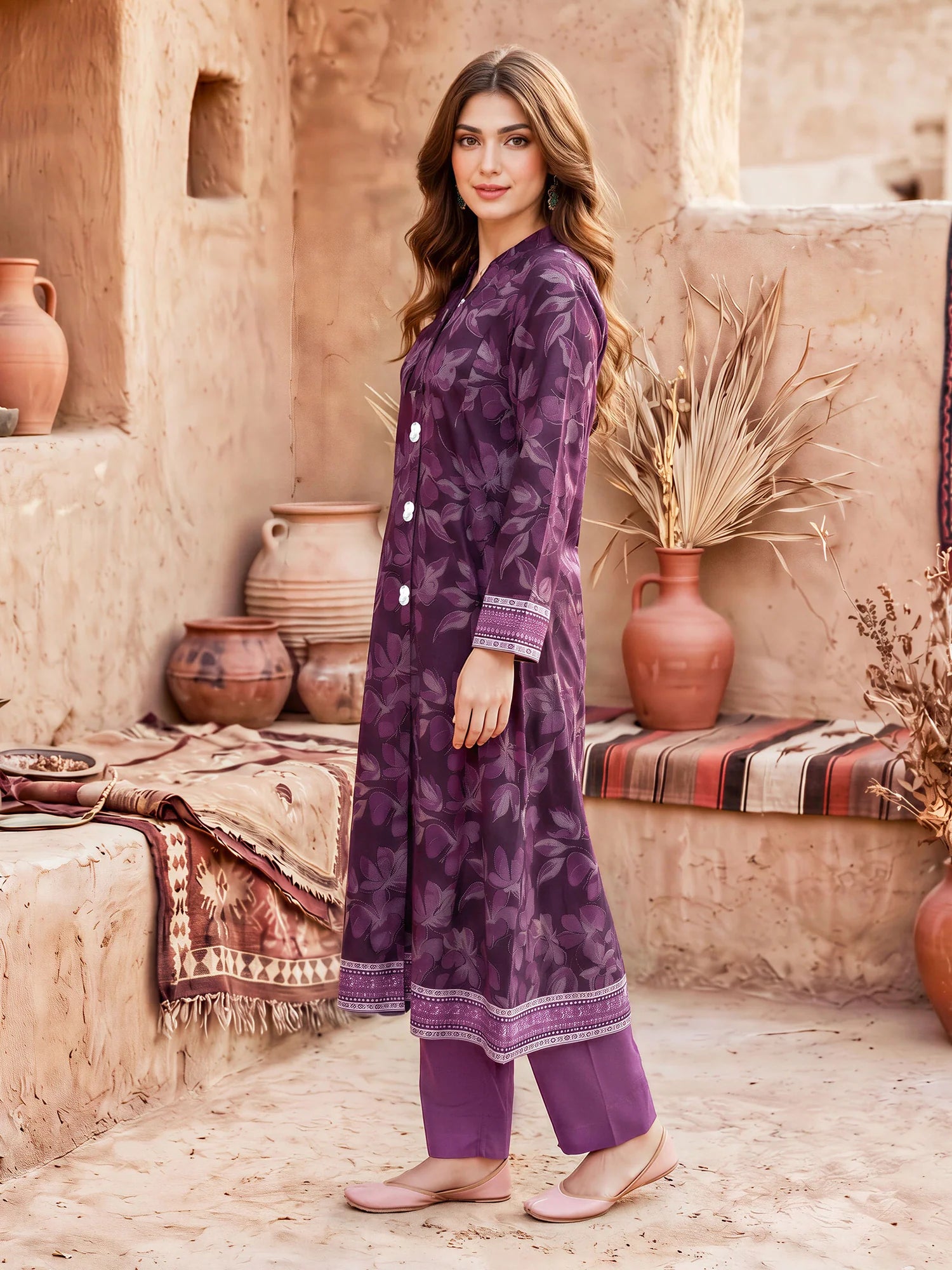 Limelight Unstitched 1 PC Khadddar Shirt  (U5453SH-SSH-610)