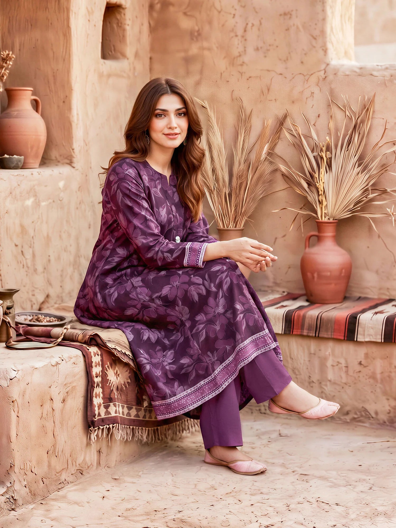 Limelight Unstitched 1 PC Khadddar Shirt  (U5453SH-SSH-610)