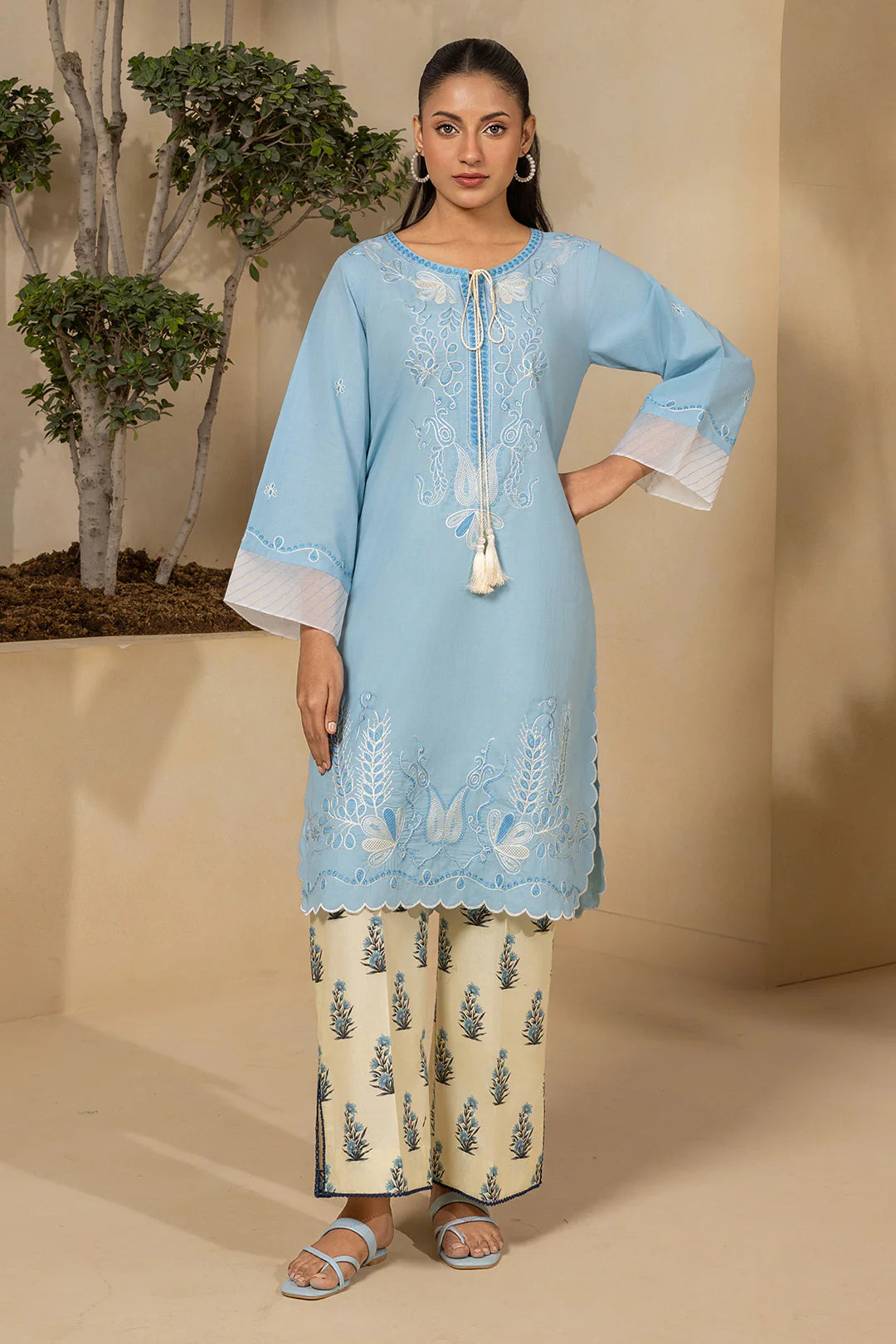 Zellbury 2PC Embroidered Shirt Shalwar 0189