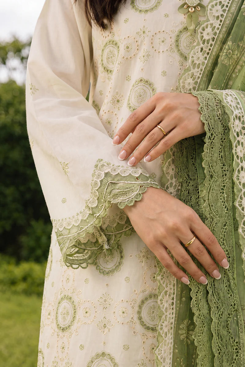 ZELLBURY | ChikanKari 3PC Embroidered Shirt Shalwar Dupatta