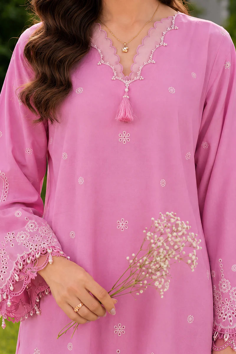 ZELLBURY | ChikanKari 3PC Embroidered Shirt Shalwar Dupatta