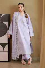 ZELLBURY ChikanKari Embroidered Shirt Shalwar Dupatta 3PC 4059