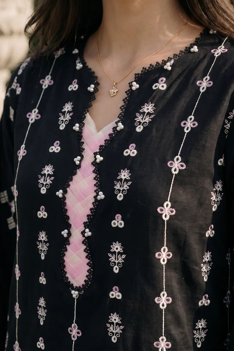 ZELLBURY | ChikanKari 3PC Embroidered Shirt Shalwar Dupatta
