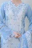 ZELLBURY | ChikanKari 3PC Embroidered Shirt Shalwar Dupatta