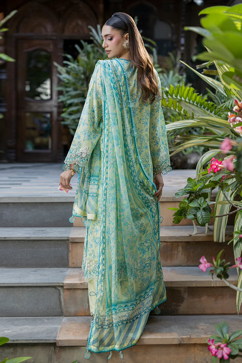 ZELLBURY | ChikanKari 3PC Embroidered Shirt Shalwar Dupatta