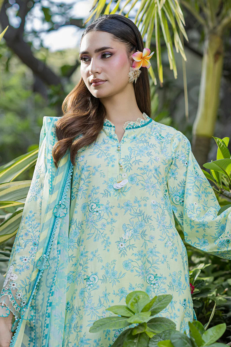 ZELLBURY | ChikanKari 3PC Embroidered Shirt Shalwar Dupatta