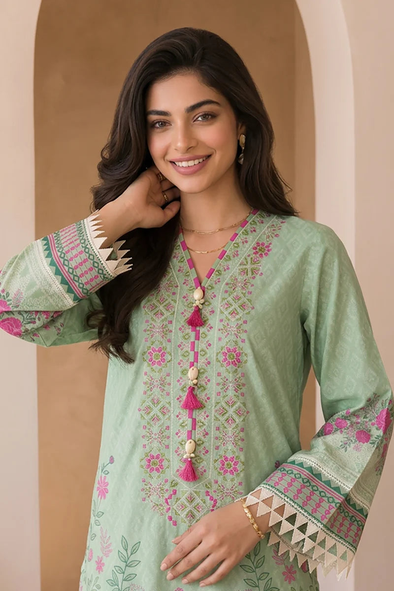 ZELLBURY | Embroidered Cotton 2PC Shirt Shalwar 0016