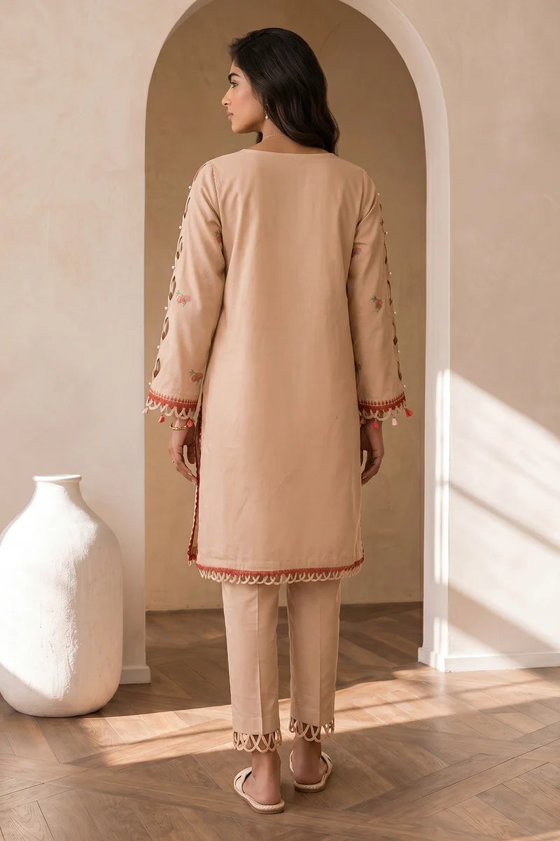 ZELLBURY | Embroidered Cotton 2PC Shirt Shalwar 0019