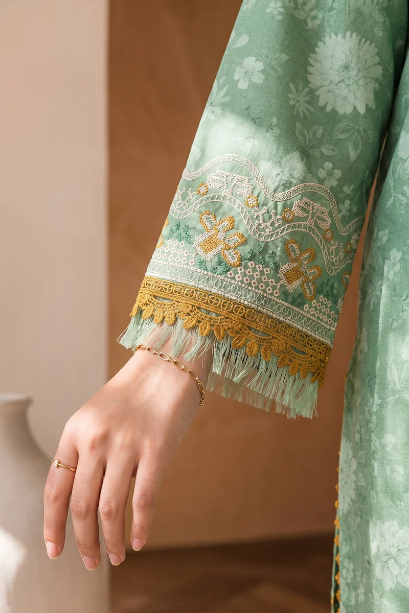 ZELLBURY | Embroidered Cotton 3PC 0053